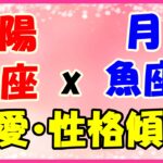 太陽星座　魚座　ｘ　月星座　魚座の性格と恋愛傾向！感受性が強く思いやりがあって優しい人！